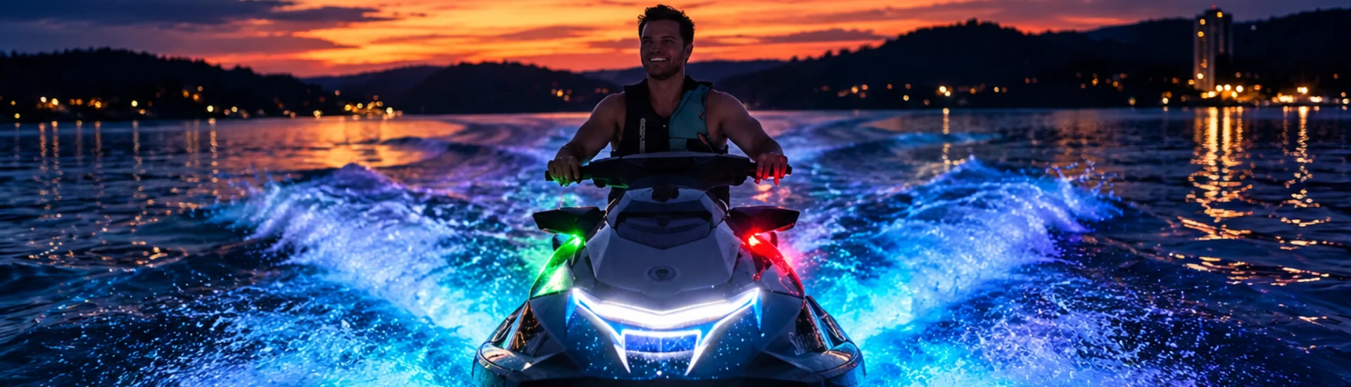 Iluminação LED Summer's Boat